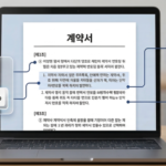 MS Word 다단계목록 계약서 양식 사용방법